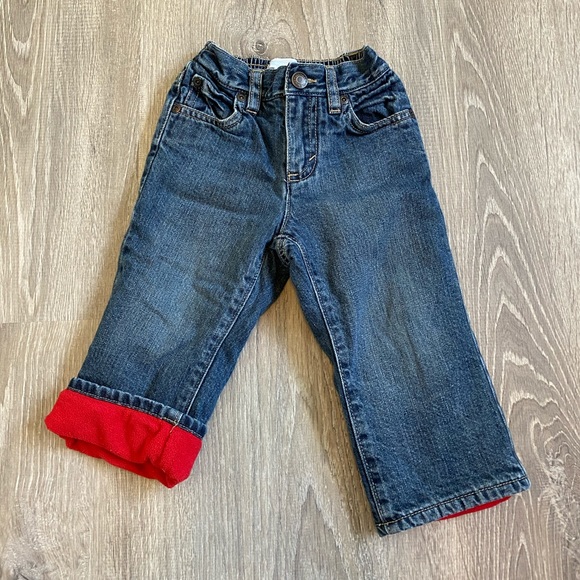 old navy fleece lined jeans